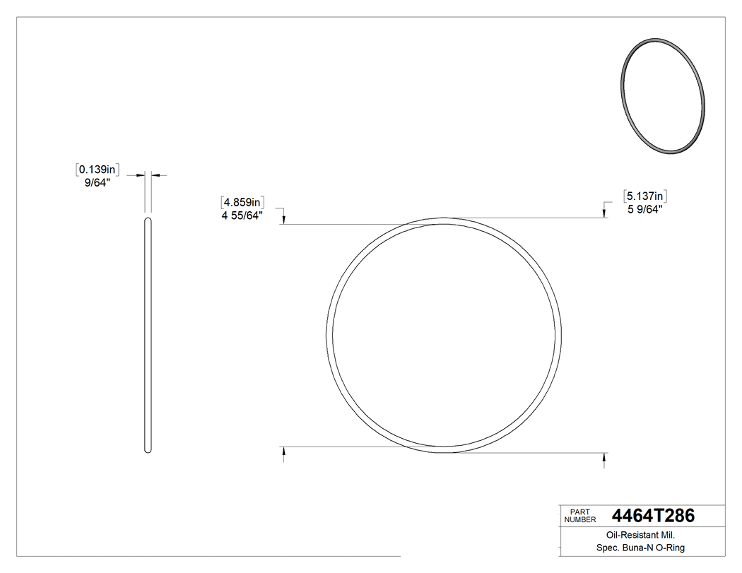 Technical drawing - 4464T286